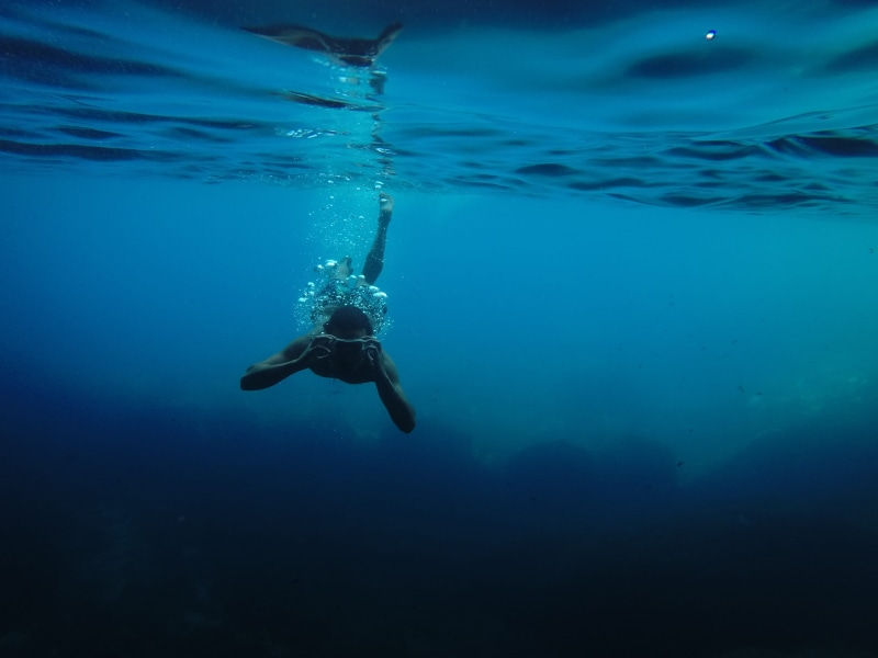 underwater, person, adventure, scuba diving, underwater diving, man, undersea, nature, exploration, swimming, leisure activity, one person, real people