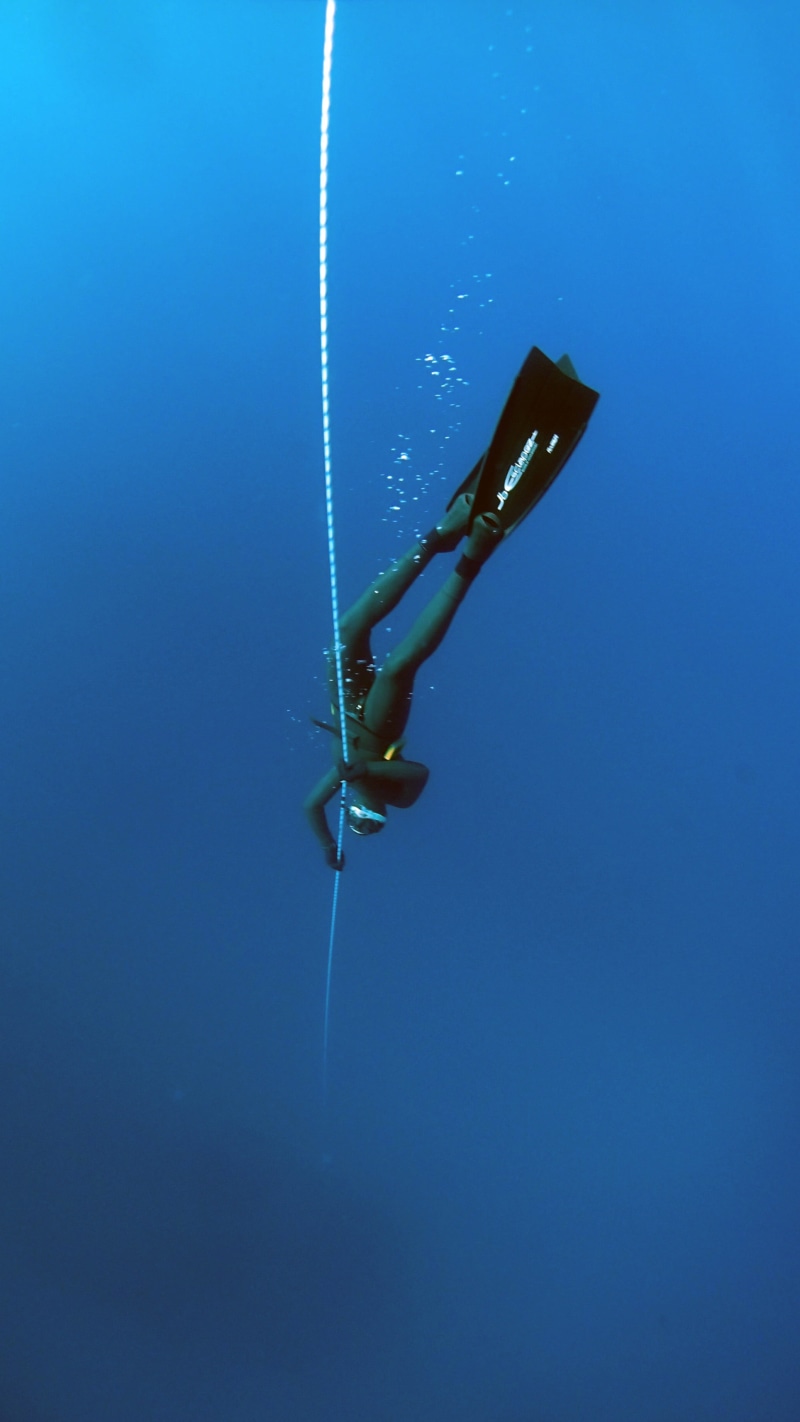 dive, one person, scuba, sea, nature, low angle view, 2K, diver, deep diving, aquatic sport, real people, adventure, illustration, passion, underwater