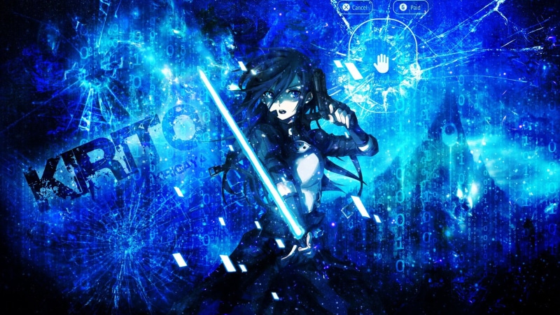 water, illuminated, Sword Art Online II, diving flipper, diving equipment, nature, 1080P, blue, scuba diving, sea, marine, Kazuto Kirigaya, aquatic sport