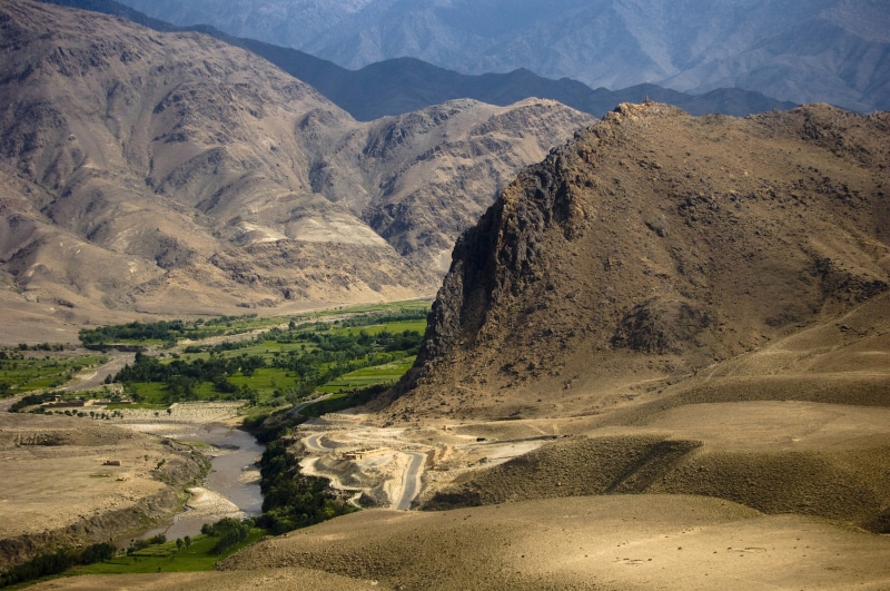 idyllic, land, non-urban scene, outdoors, trees, outside, ravine, mountains, summer, mountain, grass, afghanistan, physical geography, beauty in nature
