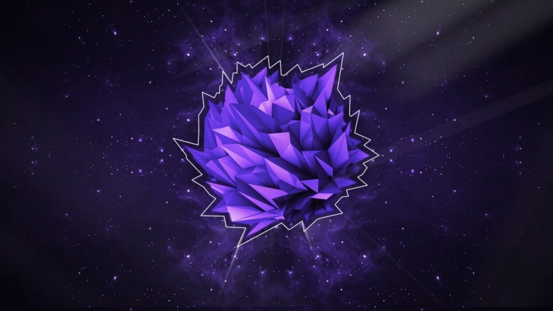 plant, petal, flowering plant, lights, night, purple, flower head, nature, low poly, star - space, illustration, poly, black background, fragility, vulnerability