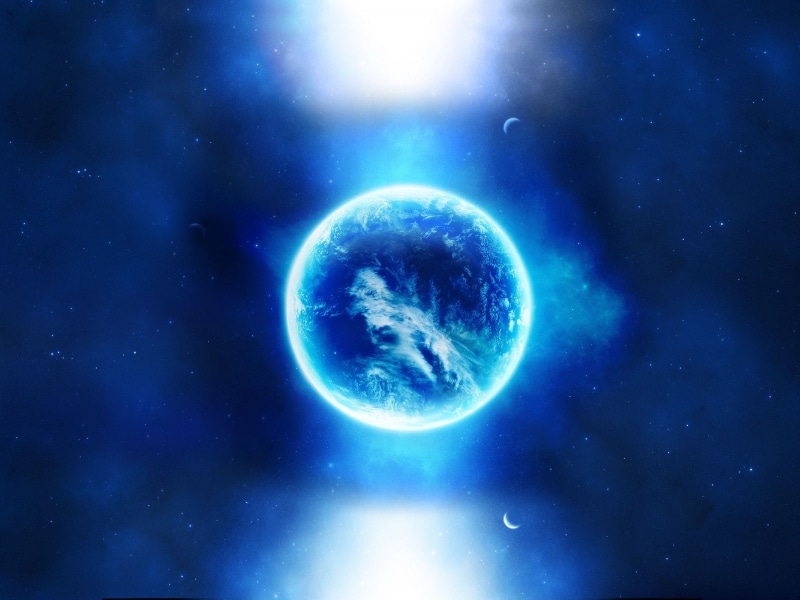 blue, 720P, Orb, Cian