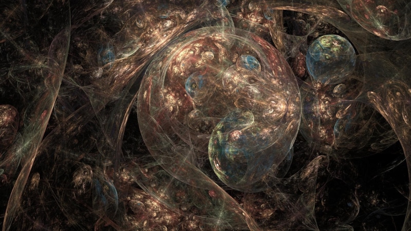 brown, 1920x1080, abstract, orbs, green, 1080P, art