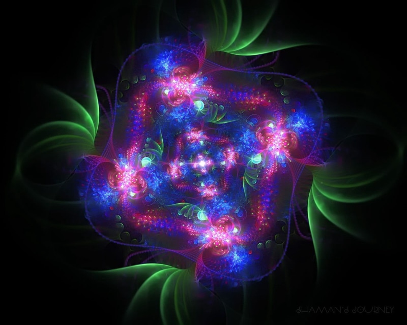 human body part, fractal, laser, shiny, orb, photographic Effects, black Color, smoke, indoors, dark, studio shot, mystery, illuminated, glowing, multi Colored