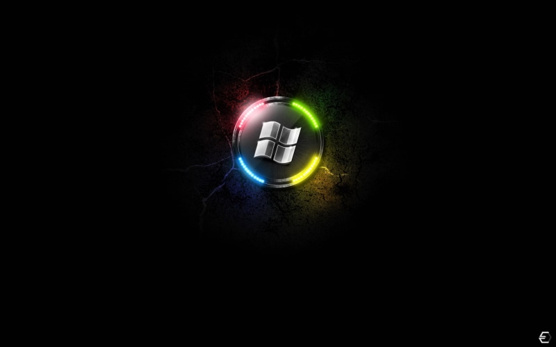 windows, logo, 1080P, glowing, orb