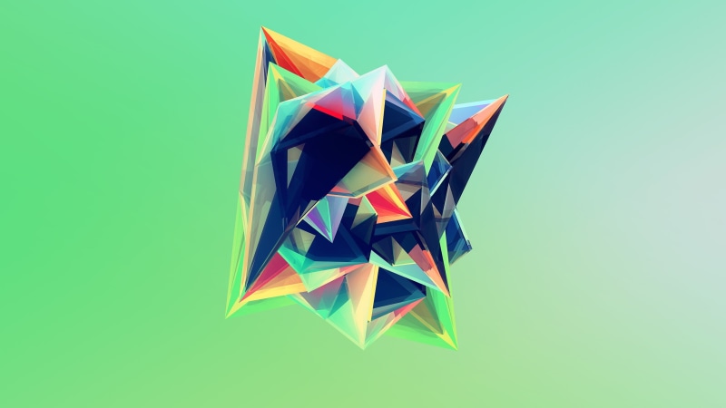 Justin Maller, abstract, 2K, Facets