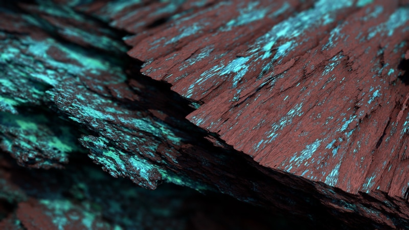 1080P, artwork, CGI, mineral, digital art, Procedural Minerals, abstract, turquoise