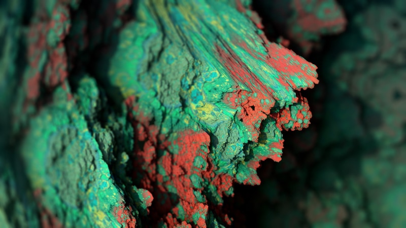 digital art, artwork, mineral, Procedural Minerals, abstract, 1080P, CGI, depth of field