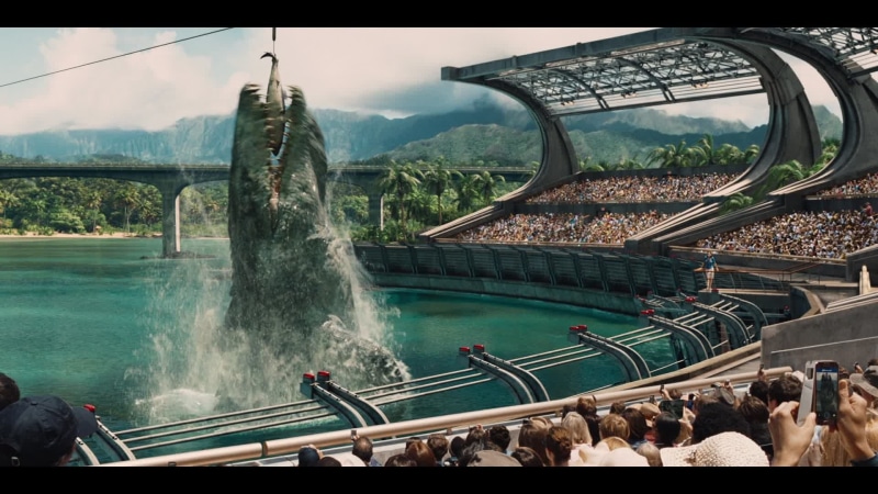 Jurassic World, white, 1080P, shirt, Jurassic Park
