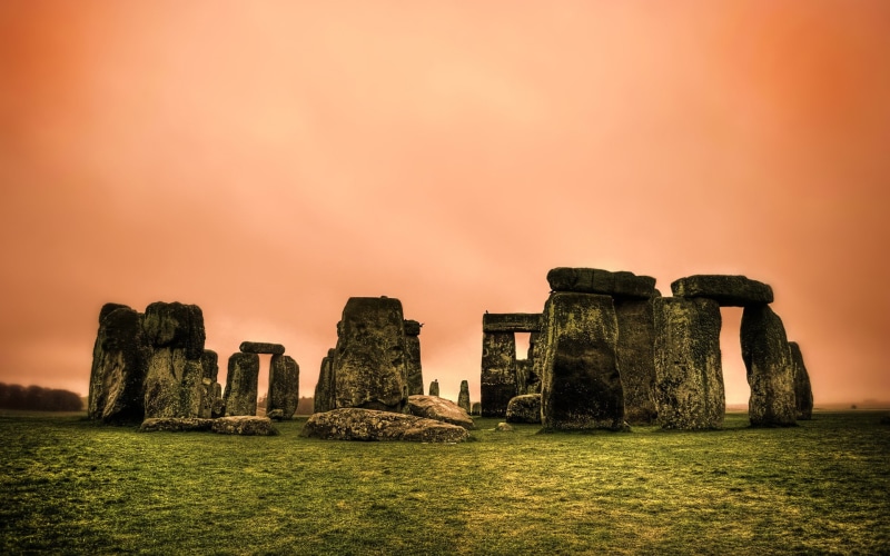 1080P, architecture, monument, Stonehenge, prehistoric period