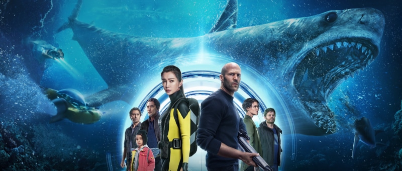 Megalodon, shark, 4K, Meg: Monster depth, The Meg, characters, The Meg (2018)