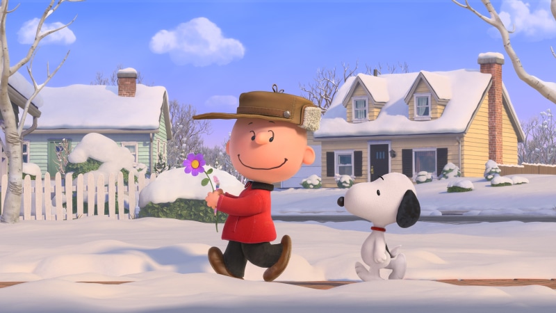 winter, Charlie Brown, The Peanuts Movie, 4K, Snoopy