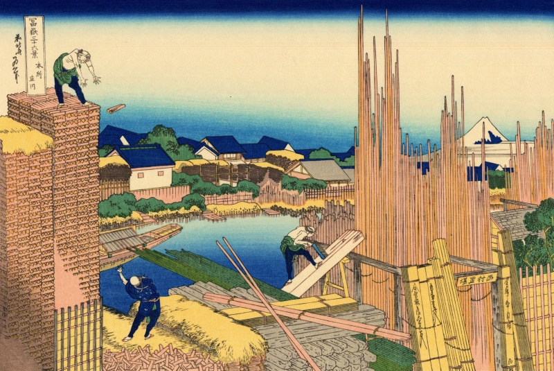 Ukiyo-e, 4K, Japanese Art