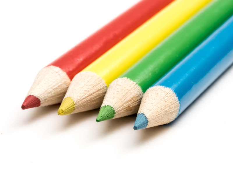 background, color pencils, D E, pencils, blue, 60mm, OM, indoors, color, colourful, Colouring, stationary, Zuiko Digital, mirrorless, yellow, green, blue