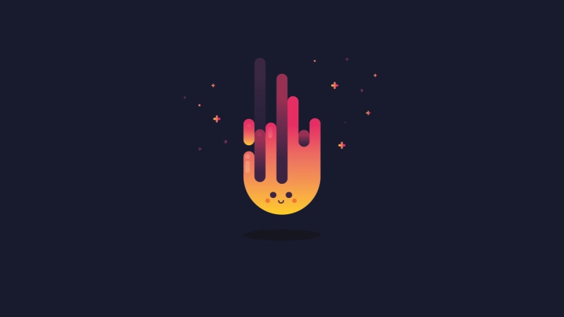 digital art, minimalist, artwork, minimalism, hd, fire, artist, 2K