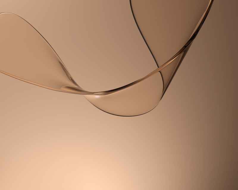 Huawei MediaPad M5, Stock, Golden brown, Curves, Waves, 2K