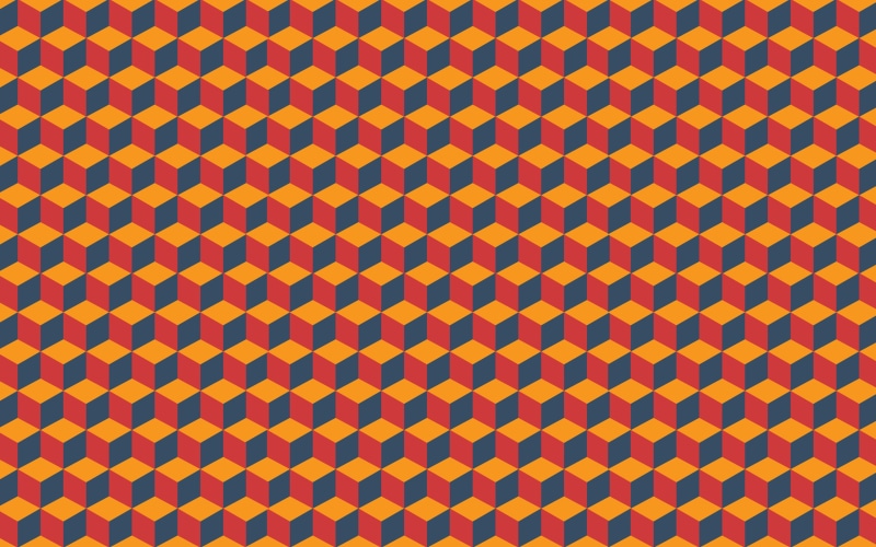 orange color, technology, metal, in a row, full frame, design, optical illusion, wall - building feature, backgrounds, repetition, abstract, geometric shape