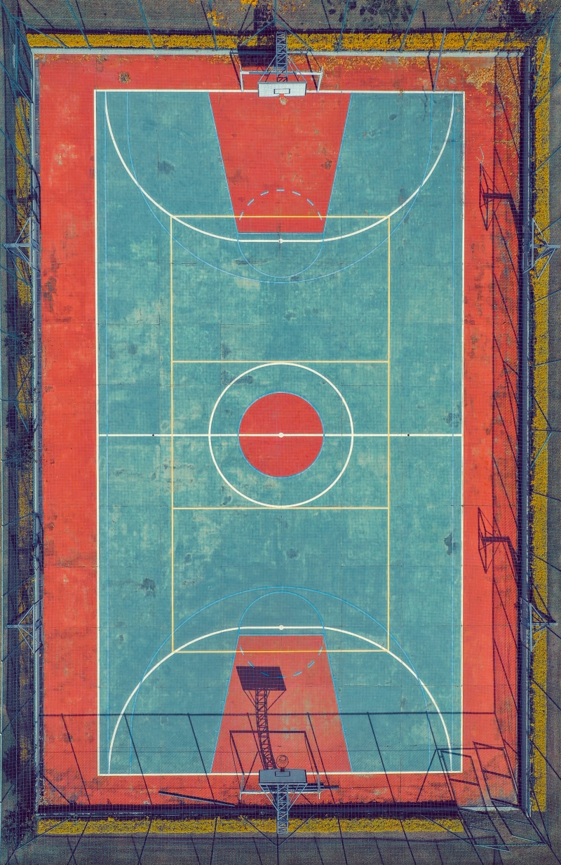 old, competitive sport, building exterior, basketball hoop, bairro jardim nossa senhora das graças, team, competition, 4K, built structure, net - sports equipment