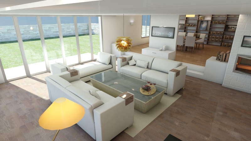 chair, window, wooden surface, living room, lighting equipment, no people, wood - material, modern, home, coffee table, wealth, indoors, architecture, home showcase interior