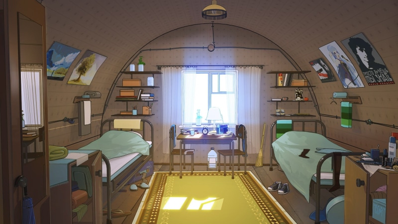 seat, rug, absence, yellow, empty, glass - material, bed, furniture, sunlight, lighting equipment, architecture, bedroom, no people, table, indoors, white