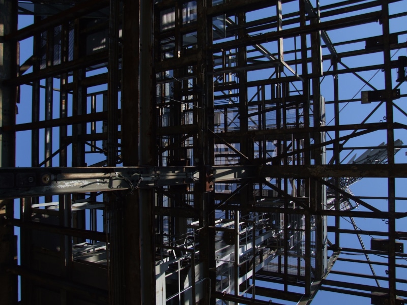 linkage, day, built structure, 2K, glass - material, building exterior, backgrounds, architecture, construction industry, construction site, sky, no people