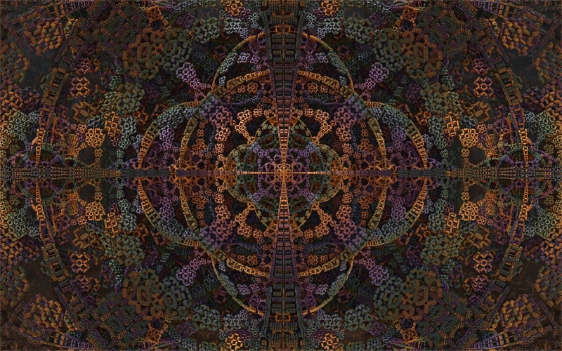 craft, abstract, 1080P, directly below, full frame, concentric, religion, digital art, pattern, shape, multicolored, ceiling, fractal, ornate, art and craft