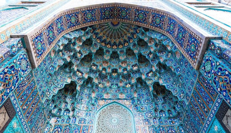 pattern, muslim, day, built structure, mosque, directly below, belief, building exterior, craft, st petersburg russia, architectural feature, art and craft