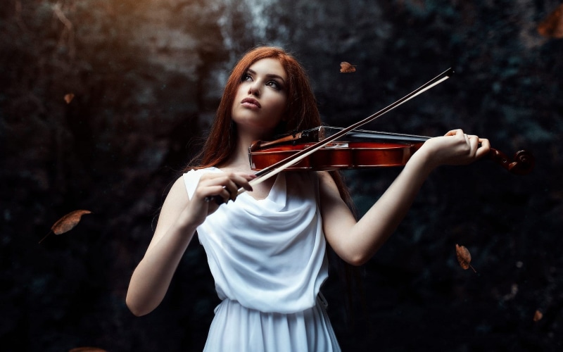 classical music, adult, bow - musical equipment, 1080P, women, artist, beautiful girl 1920x1200, beautiful people, violin, violinist, young women, musical instrument