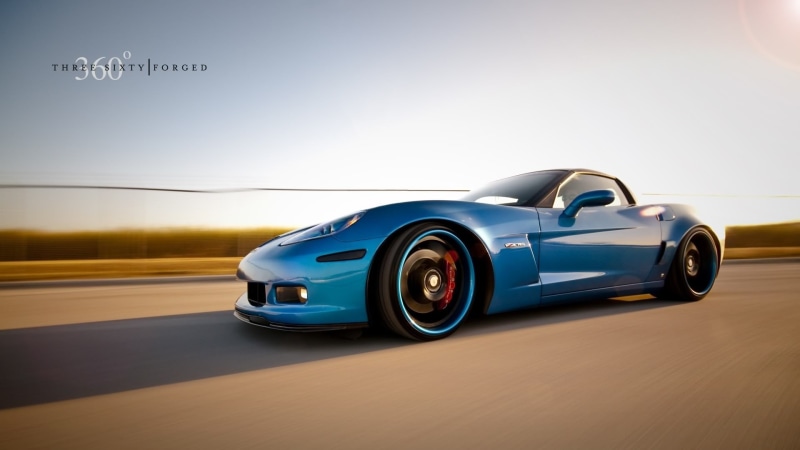 transportation, mode of transportation, chrome, car, sports car, speed, blue cars, Chevrolet Corvette, Chevrolet Corvette C6, modern, architecture, road