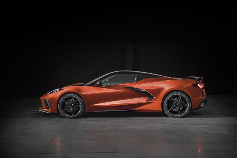 Car, 5K, Chevrolet Corvette (C8), Orange Car, Supercar, Sport Car, Chevrolet Corvette, Chevrolet, Vehicle