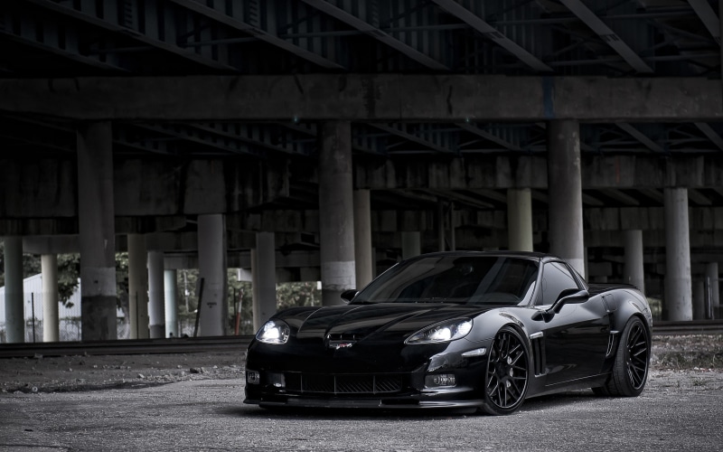 cars, hd, black, 2K, sports, chevrolet, corvette, coupe