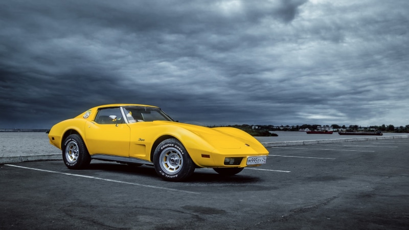 Chevrolet Corvette C3, car, yellow cars, Chevrolet Corvette, Corvette, 1080P