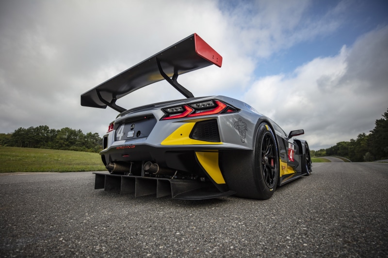 Wing, Track, C8.R, Race car, Chevrolet C8.R, Slicks, Corvette, Chevrolet, 5K, 2020, Sports car, Racing car