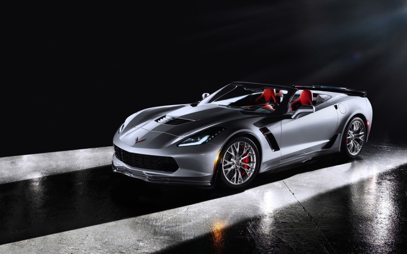 vehicle, car, 2015 Chevrolet Corvette Z06, Convertible, 2K, silver cars