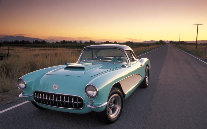classic, corvette, chevrolet, 1080P, hd, cars, car
