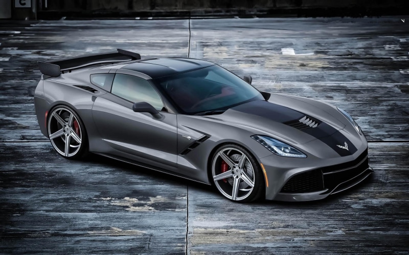 Stingray, c, Chevrolet, Supercar, Corvette, 1080P, Gray