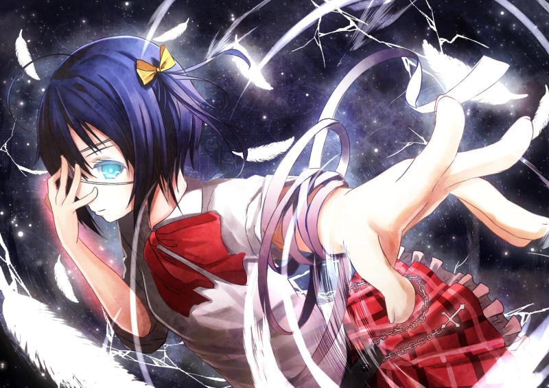 anime girls, anime, Chuunibyou demo Koi ga Shitai!, eye patch, 1080P, Takanashi Rikka