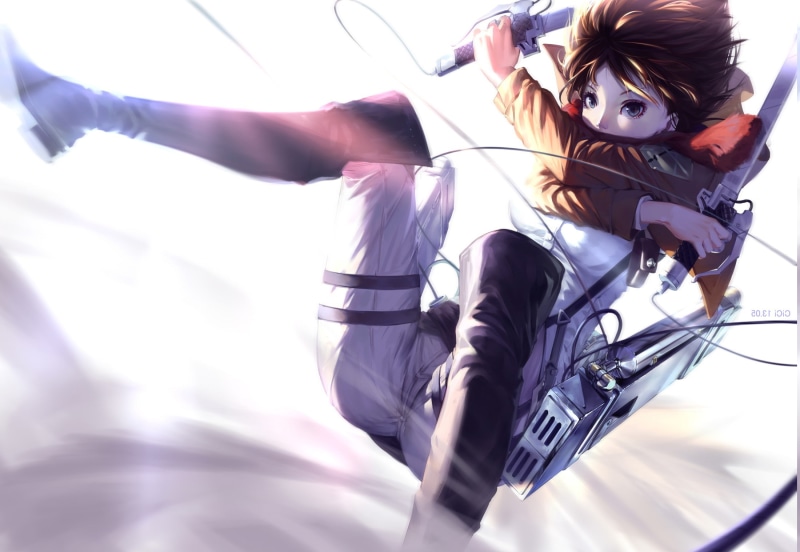 Shingeki No Kyojin, real people, hairstyle, lifestyles, Mikasa Ackerman, leisure activity, casual clothing, beauty, 1080P, young women, young adult, front view