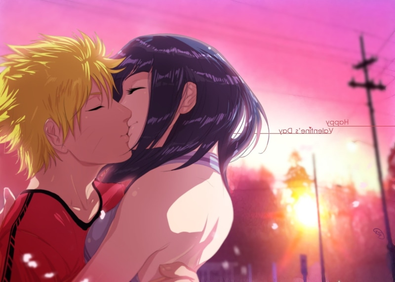 Naruto Shippuuden, sky, outdoors, Uzumaki Naruto, anime, women, leisure activity, real people, sexy anime, side view, Hyuuga Hinata, 720P, portrait, young adult