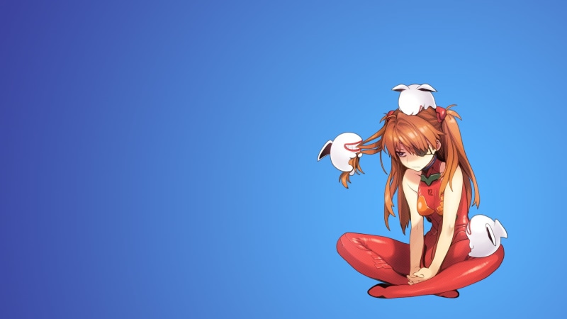 adult, 1080P, Neon Genesis Evangelion, copy space, anime girls, women, woman, females, day, clear sky, simple background, outdoors, sitting