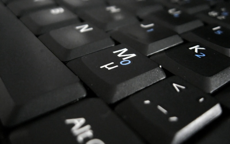 keypad, torrent, black Color, laptop, white, macro, western script, text, black, concepts, technology, wireless technology, 1080P, blue, selective focus