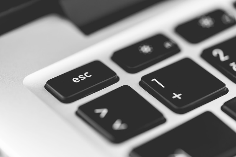 computer Key, computer, key, communication, closed, selective focus, buttons, esc key, 4K, esc, computer equipment, letter, button, computer part, computer Keyboard
