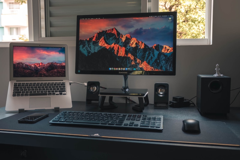 arts culture and entertainment, computer, liquid-crystal display, monitor, computer equipment, glass - material, home interior, keyboard, communication