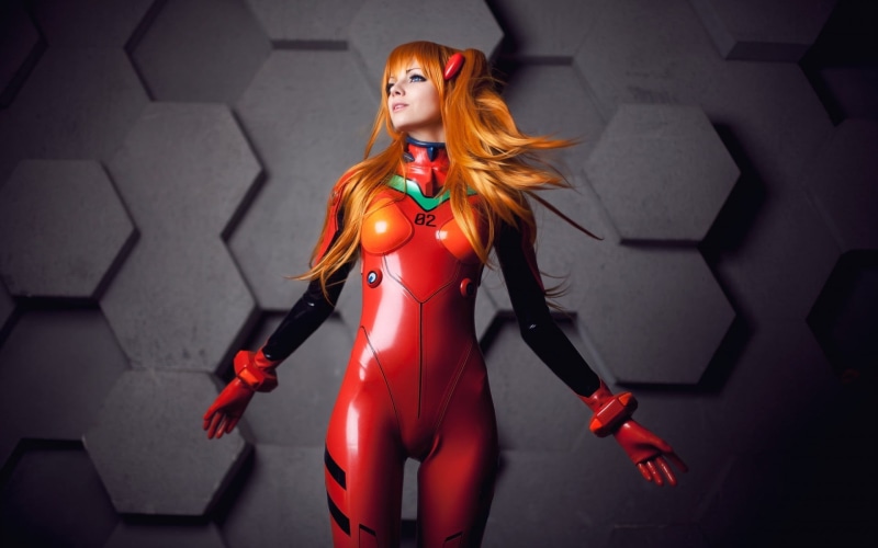 Frosel, strength, females, jumpsuit, characters, Asuka Langley Soryu, toy, vancouver - Canada, cosplay, latex, one Person, beautiful, fashion, evangeleon