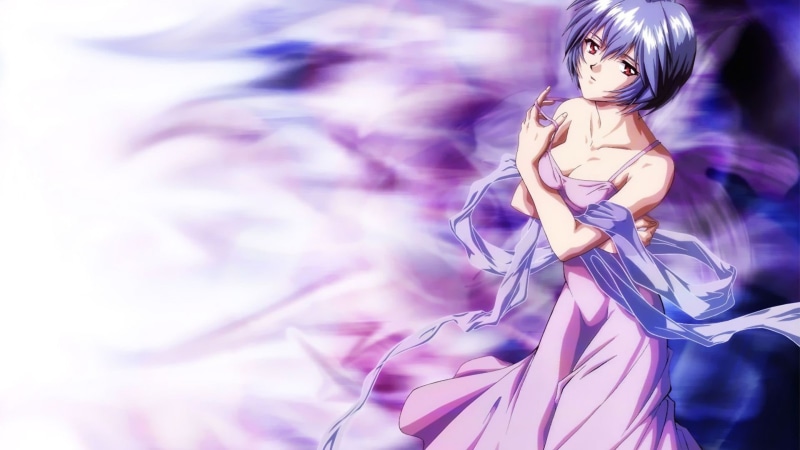 beautiful people, selective focus, adult, art and craft, fashion, arts culture and entertainment, Ayanami Rei, purple, close-up, people, hair, beauty, nature
