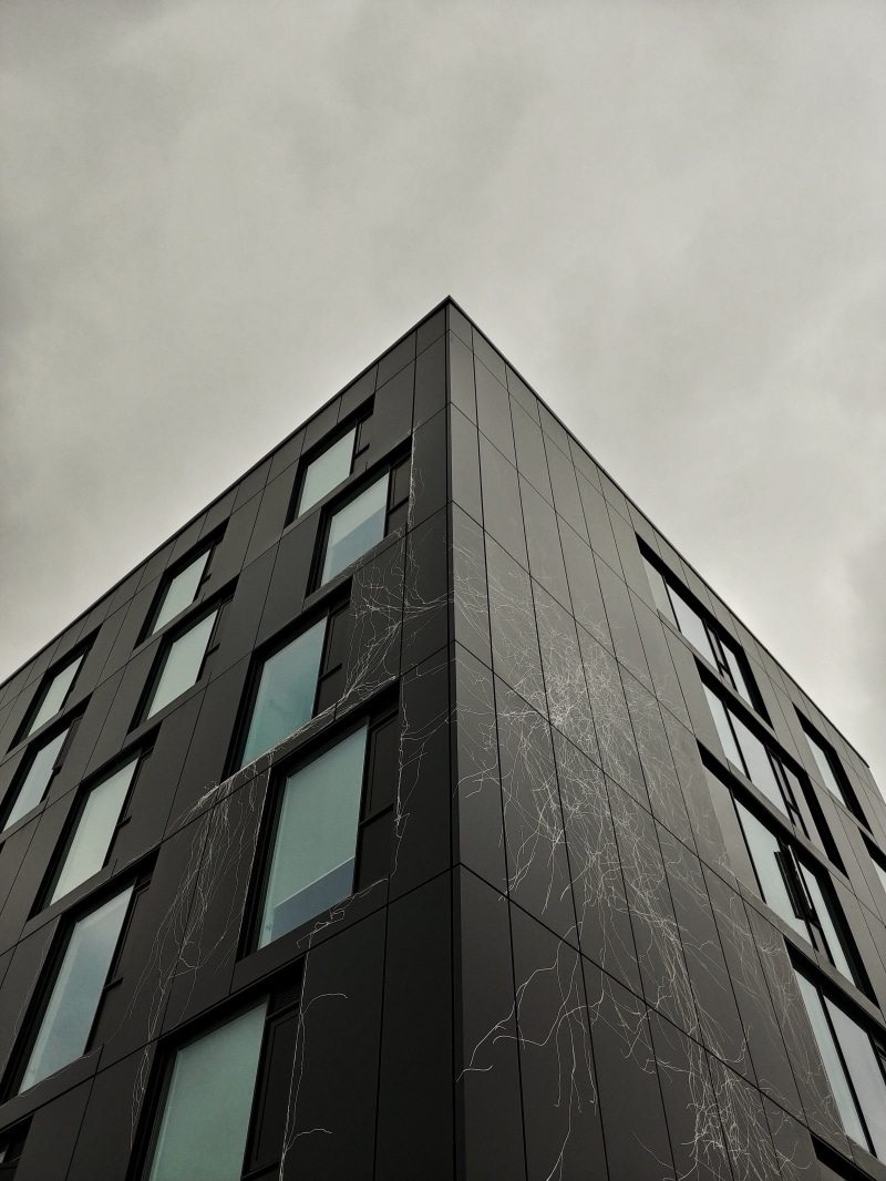 transportation, day, cloud - sky, outdoors, urban, building, 95 the pond rd, wall, toronto, apartment building, sky, window, canada, glass - material, built structure