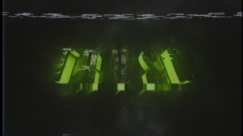 glitch art, VHS, 1080P, vaporwave, text