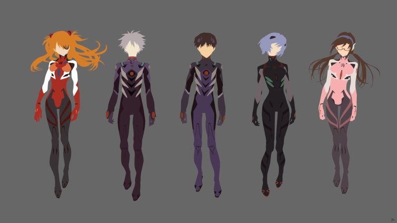 Asuka Langley Sohryu, 1080P, Evangelion, Shinji Ikari, Evangelion: 3.0 You Can (Not) Redo, Rei Ayanami, Mari Makinami Illustrious, Kaworu Nagisa