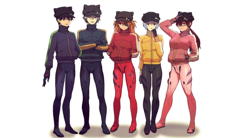 Evangelion: 3.0 You Can (Not) Redo, Kaworu Nagisa, Evangelion, Shinji Ikari, Mari Makinami Illustrious, Asuka Langley Sohryu, Rei Ayanami, 1080P
