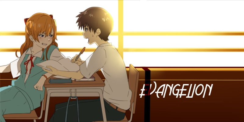 1080P, Shinji Ikari, Neon Genesis Evangelion, Asuka Langley Sohryu, Evangelion